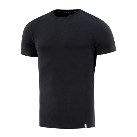 M-Tac T-shirt 93/7 Summer i sort, perfekt til hverdagsbrug, lavet af 93% bomuld og 7% elastan for optimal komfort og stil.