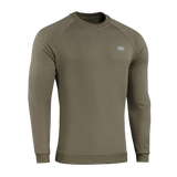 M-Tac Sweatshirt Cotton Hard med reflekterende logo, varm 100% bomuldsdesign, løs pasform og ribkanter for komfort hele dagen.