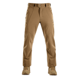 M-Tac Bukser Soft Shell Vinter i sandfarve, vind- og vandafvisende med fleecefor, ideel til efterår og vinter brug.