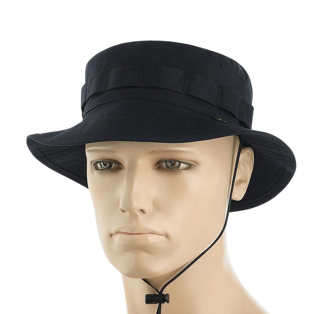 M-Tac Panama Rip-Stop army-hat med semi-stiv skygge, ventilationshuller og snor, inspireret af amerikansk Boonie-model, rip-stop materiale.