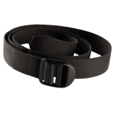 M-Tac Kompressionsrem utility-bælte i sort nylon, perfekt til at fastgøre ekstra udstyr på rygsække ved vandreture eller militærbrug.