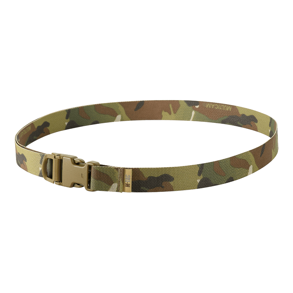 M-Tac Kompressionsrem Gen.II utility-bælte i nylon webbing med fastex-spænde, ideelt til turist- og militærudstyr.