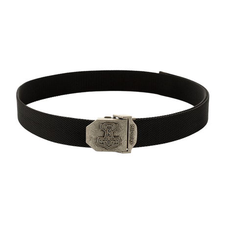 M-Tac Thors Hammer Bælte – Militærstil og funktionalitet med justerbart spænde og Thor's Hammer-emblem, 100% nylon, 38 mm bredt