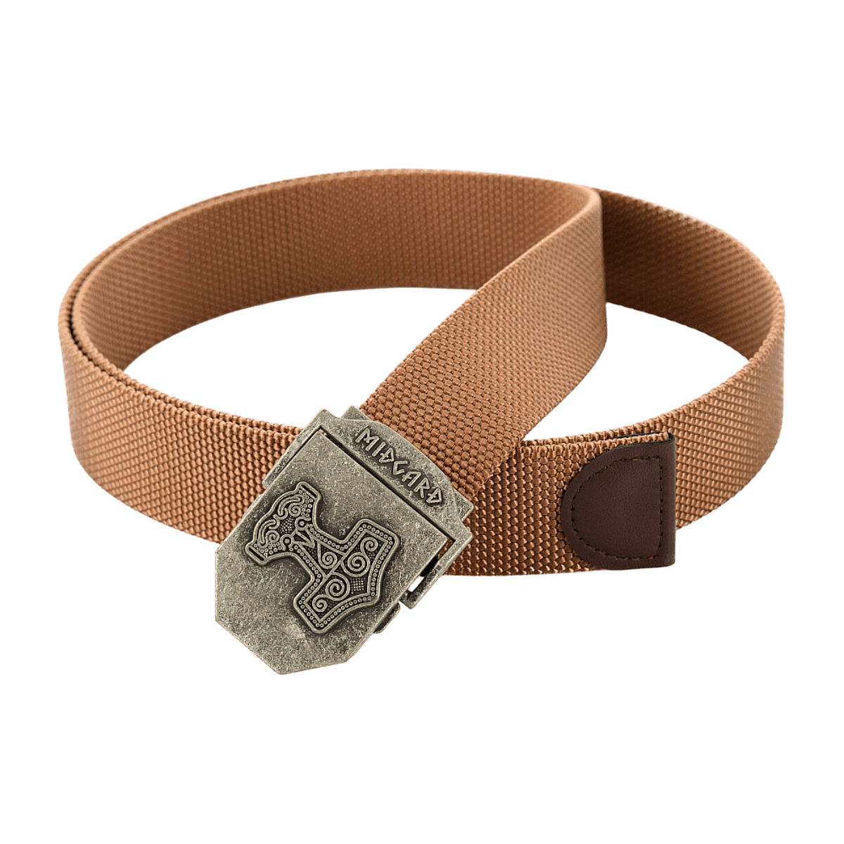 M-Tac Thors Hammer Bælte – Militærstil og funktionalitet, justerbart bælte med Thor's Hammer-emblem, perfekt til hverdagsbrug.