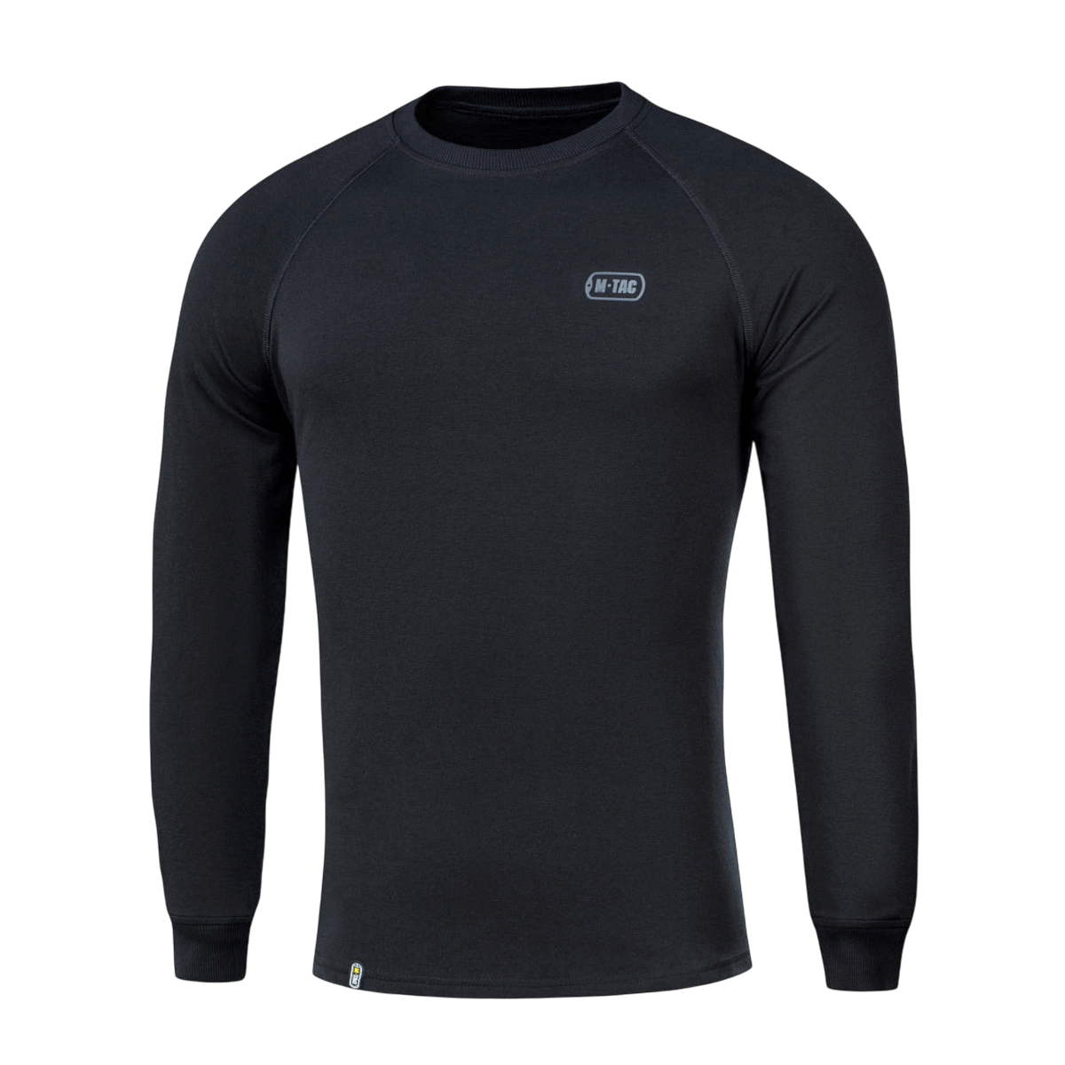 M-Tac Raglan Athlete i sort farve, rund hals og raglanærmer, ideel til sport og hverdagsbrug. Materialer: 95% bomuld, 5% elastan.