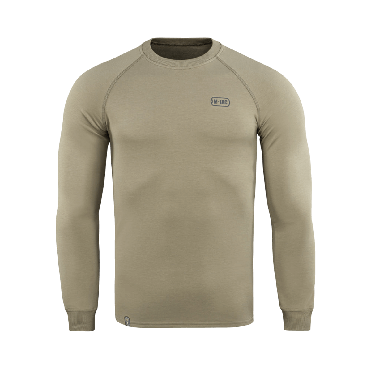 M-Tac Raglan Athlete sweatshirt med rund hals i coyote, designet til alsidighed og komfort hele året.