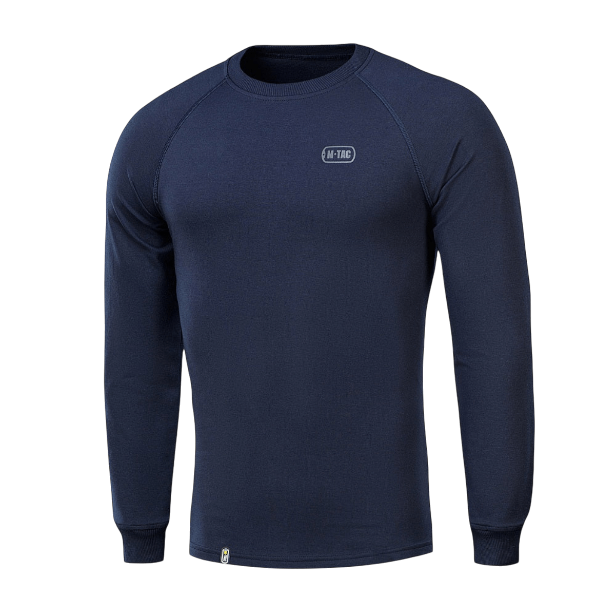 M-Tac Raglan Athlete i mørkeblå, minimalistisk sweatshirt med raglanærmer og rund hals, ideel til sport og hverdag, 95% bomuld, 5% elastan