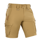 M-Tac Aggressor Summer Flex Shorts i letvægts Rip-Stop stof med flere funktionelle lommer, perfekt til udendørs aktiviteter.