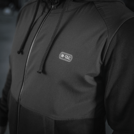 M-Tac Pilgrim Bomberjakke i stilfuldt design med lynlås, perfekt til hverdagsbrug og sport. Holdbar og komfortabel jakke med hætte.