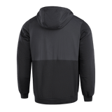 M-Tac Pilgrim Bomberjakke set bagfra, med hætte og komfortable ribbede manchetter, ideel til hverdagsbrug og aktiv sport.