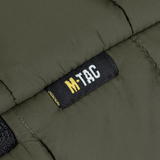 Nærbillede af M-Tac Stalker Gen.III Jakke med M-TAC logo på nylonstof, jakke detaljeret syning