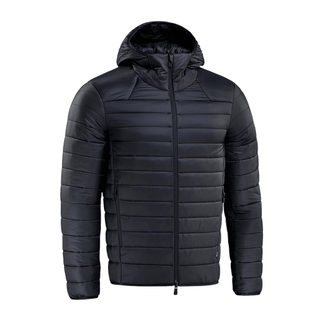 M-Tac Stalker Gen.III Jakke i sort, moderne design, med G-LOFT isolering og justerbar hætte, perfekt til koldt vejr.