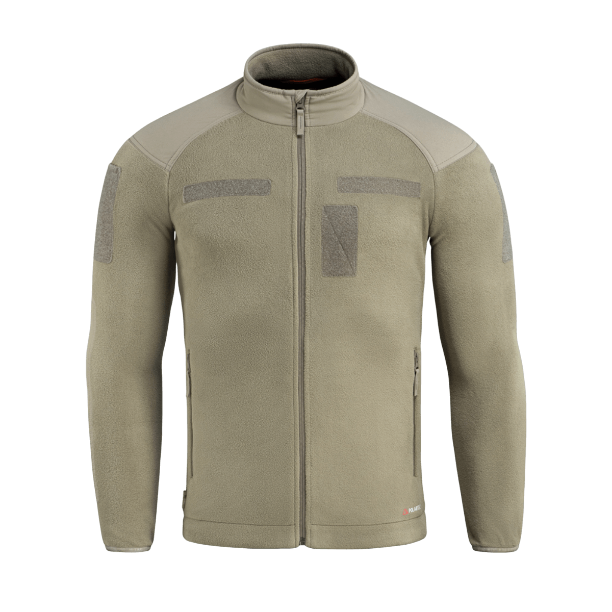 M-Tac Combat Fleece Polartec Jakke i høj kvalitet, perfekt til taktisk brug, med YKK lynlåse og termoregulerende meshindsatser.