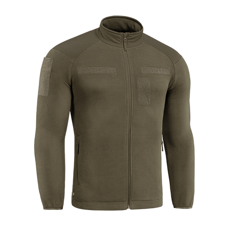 M-Tac Combat Fleece Polartec Jakke med Polartec® fleece, YKK lynlåse og velcropaneler til taktisk brug.