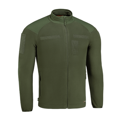 M-Tac Combat Fleece Polartec Jakke i grøn med avanceret design og højtermisk regulering med Polartec® fleece og YKK lynlåse.