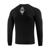 M-Tac Raglan Odin Mystery med nordisk Odin design, sort langærmet trøje til hverdagsbrug