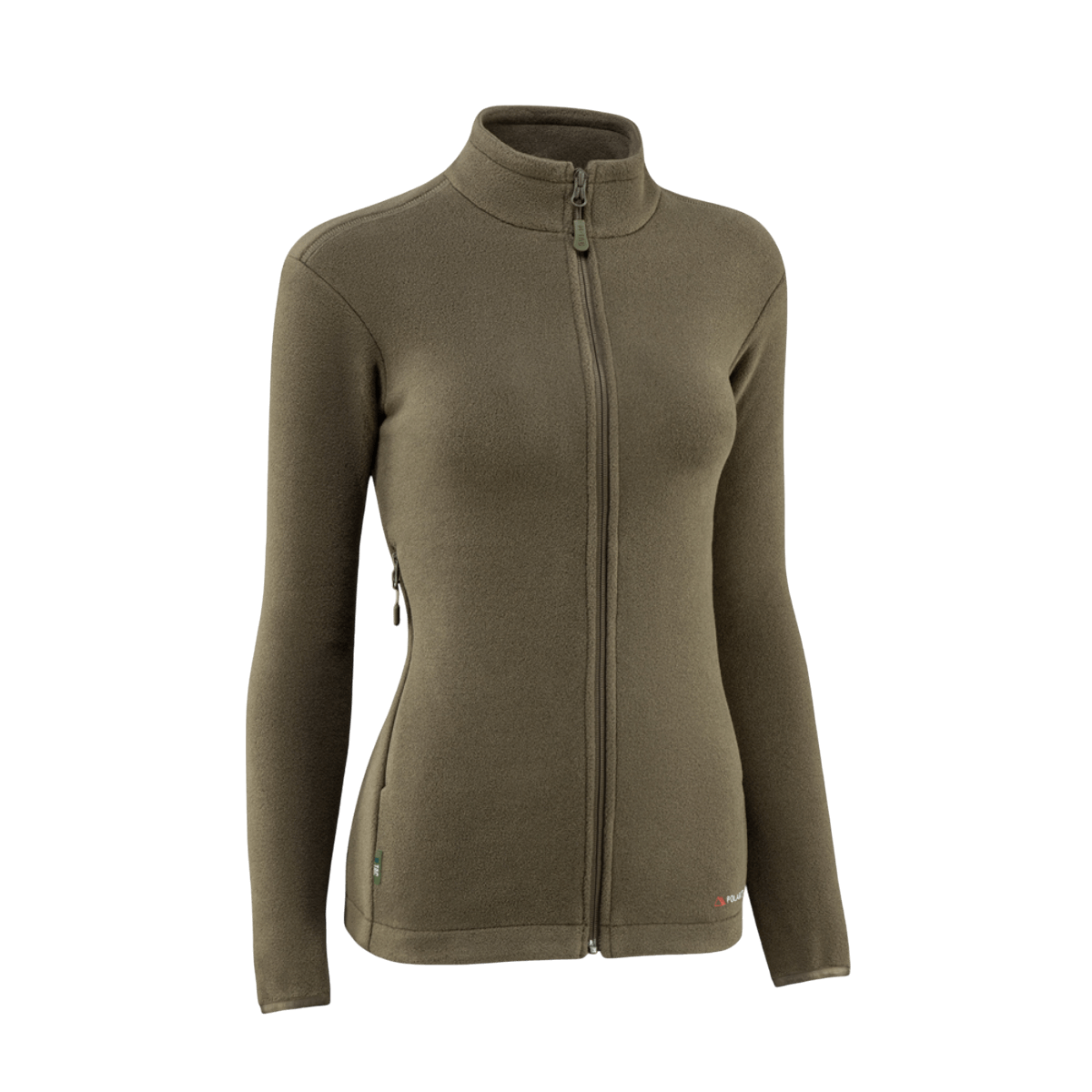 M-Tac Sweater Nord Fleece Polartec Dame i olivengrøn farve, designet til kvinder med komfort og funktionalitet