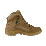 M-Tac Taktiske Demi-Season Støvler Pro Line i slidstærk suede og Cordura med Vibram-sål, designet til taktiske opgaver og vandring.