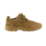 M-Tac Tactical Sneakers Patrol R Vent i brunt ruskind og 3D-mesh design til trekking og outdoor aktiviteter, set fra siden.