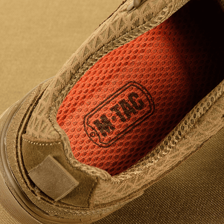 M-Tac Tactical Sneakers Patrol R Vent med 3D-mesh og anatomisk indersål for komfort under trekking og outdoor-aktiviteter.