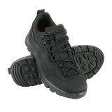 M-Tac Tactical Sneakers Patrol R Vent i sort, designet til trekking og outdoor-aktiviteter, kombinerer læder og 3D-mesh for holdbarhed.
