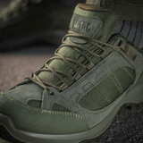 Tactical Sneakers Demi-Season – Let og komfortabel, grønne M-Tac sko til trekking og outdoor med naturlæder og Cordura