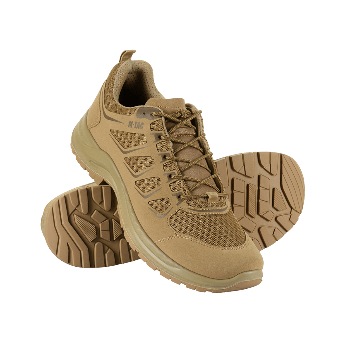 M-Tac Tactical Sneakers IVA i åndbar mesh og syntetisk nubuck, ideel til outdoor-aktiviteter, slidstærk med polstret tunge.