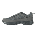 M-Tac Tactical Sneakers IVA, lette og slidstærke, ideelle til trekking og outdoor, vises fra siden i grå med ventileret overdel.