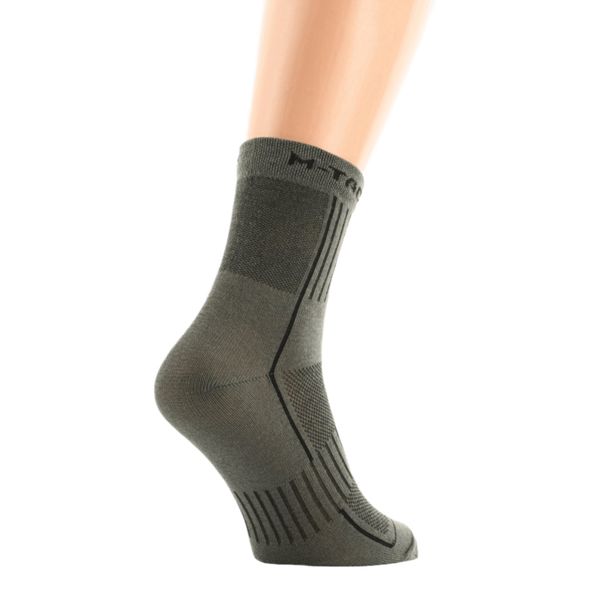 M-Tac Letvægtssokker Mk.3 tynd sommertrekking sok med ergonomisk design og åndbare materialer, ideel til vandring og daglig brug.