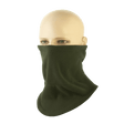 M-Tac Anatomisk Snood Justerbar Elite Fleece (320 g/m²) i grøn på mannequin, multifunktionelt koldtvejrs tilbehør, blød fleece.