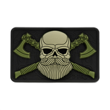 M-Tac Bearded Skull 3D PVC Patch