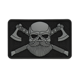 M-Tac Bearded Skull 3D PVC Patch