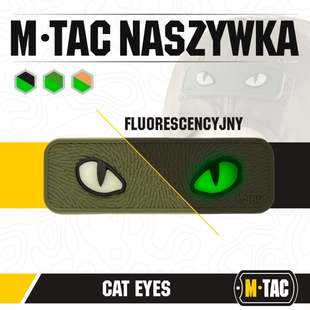 M-Tac Cat Eyes 3D PVC Patch