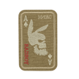 M-Tac Patch Bad Boy (Broderi) med ace of spades motiv og kaninske kranium, broderet på Cordura 500D, fastgøres med Velcro.