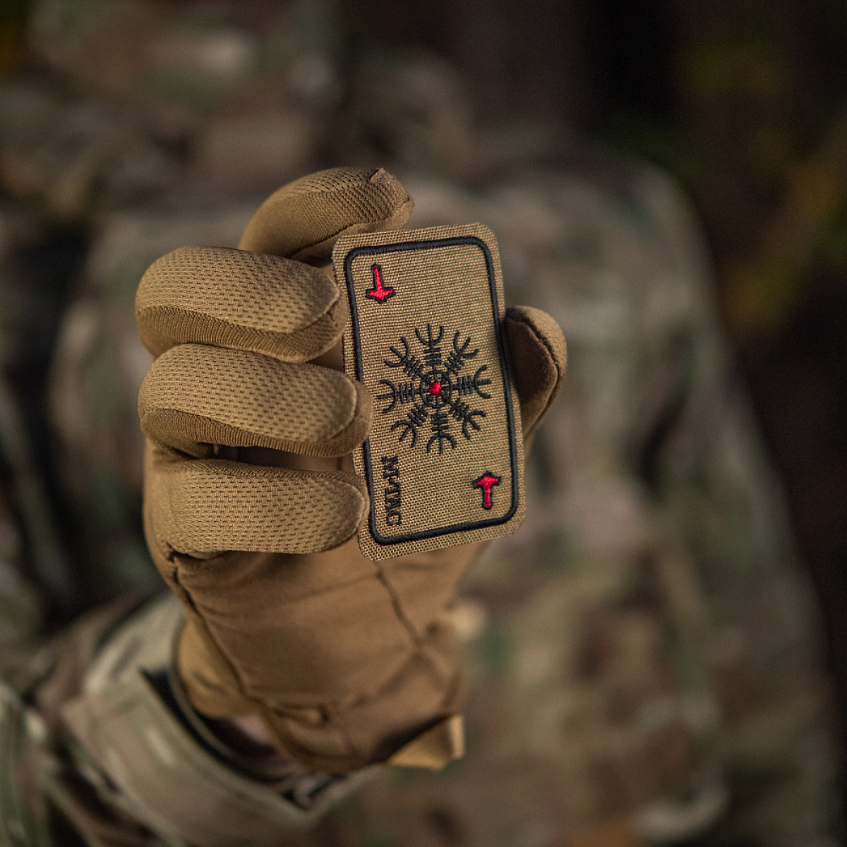 M-Tac Patch Kort Helm of Horror (Broderi)