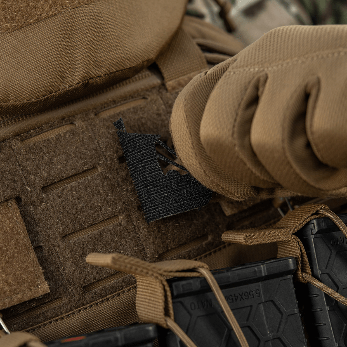 M-Tac Patch Viking Evac fastgjort på taktisk vest