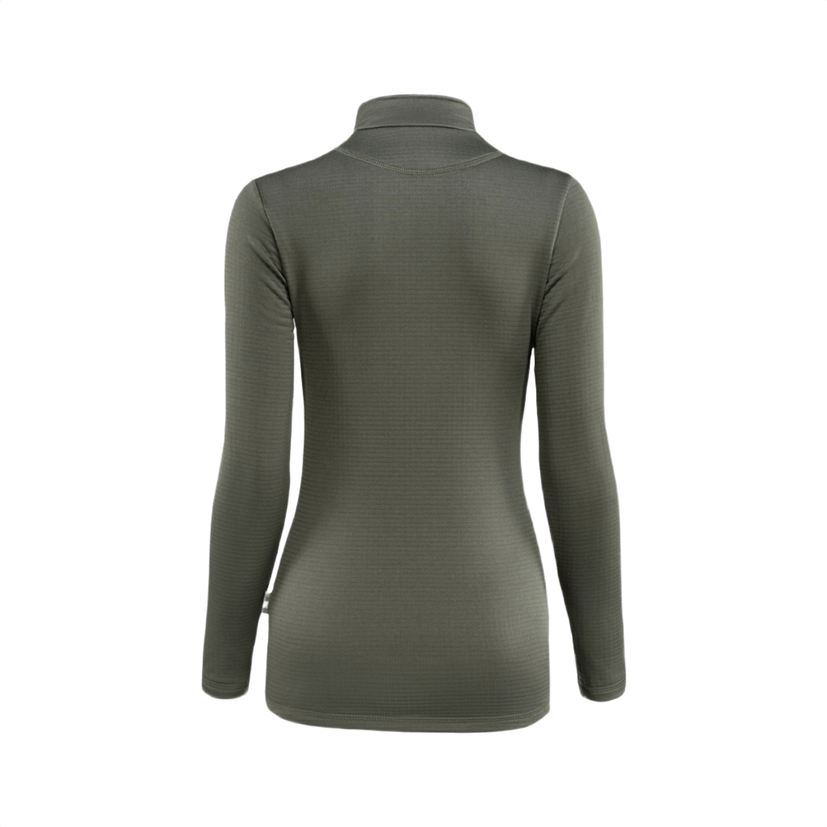 Bagside af M-Tac Thermal Fleece Shirt Delta Level 2 Lady i grønt polyester, damer.