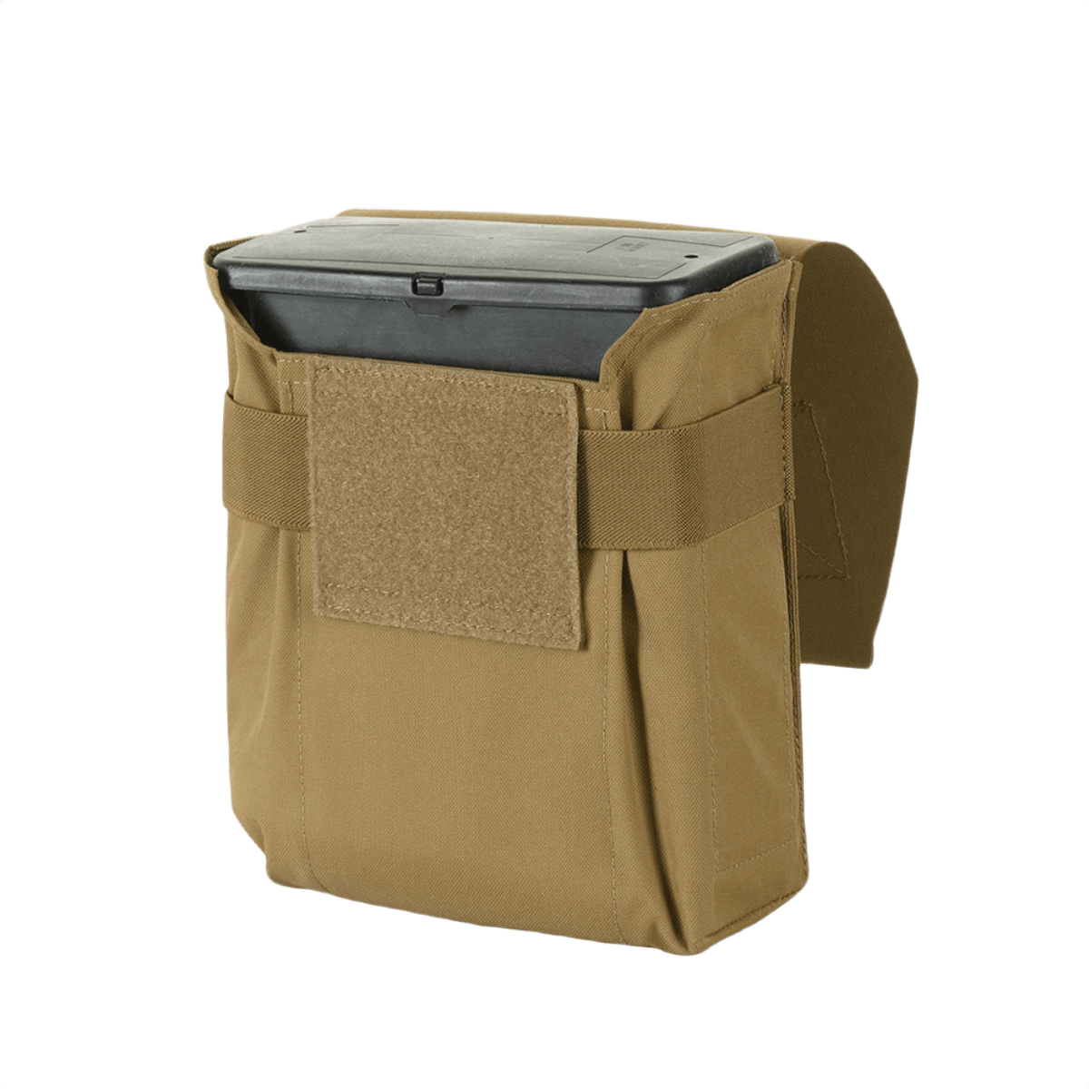 M-Tac Pouch til M249 Cartridge Box Closed i holdbart Cordura 500D, velegnet til transport og sikring af 200 patroner under kampoperationer.
