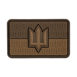 M-Tac patch Ukraine Flag with ZSU Trident PVC