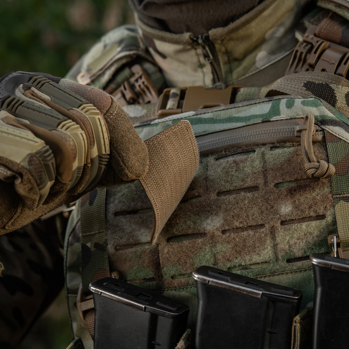 M-Tac patch Ukraine Flag with ZSU Trident PVC