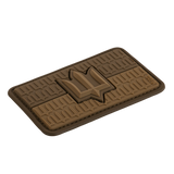 M-Tac patch Ukraine Flag with ZSU Trident PVC