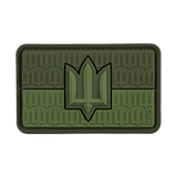 M-Tac patch Ukraine Flag with ZSU Trident PVC