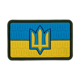 M-Tac patch Ukraine Flag with ZSU Trident PVC