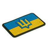 M-Tac patch Ukraine Flag with ZSU Trident PVC