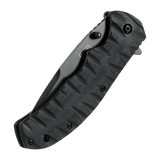 M-Tac Outdoor & Militær foldekniv - Type 4 med G10 håndtag og krom rustfrit stål klinge, letvægts EDC taktisk kniv.