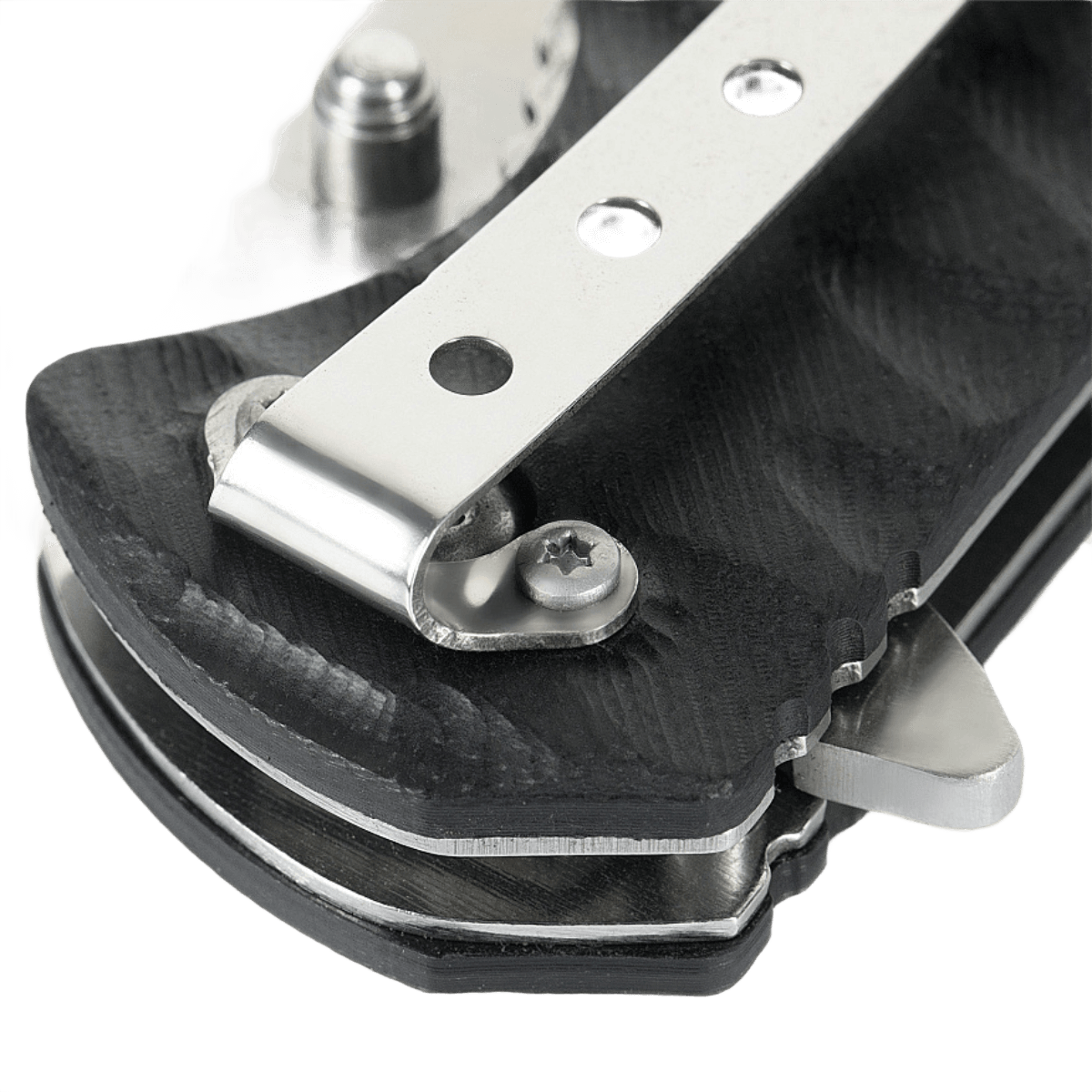 M-Tac Outdoor & Militær foldekniv - Type 4 med G10-komposithåndtag og krom rustfrit stål blad