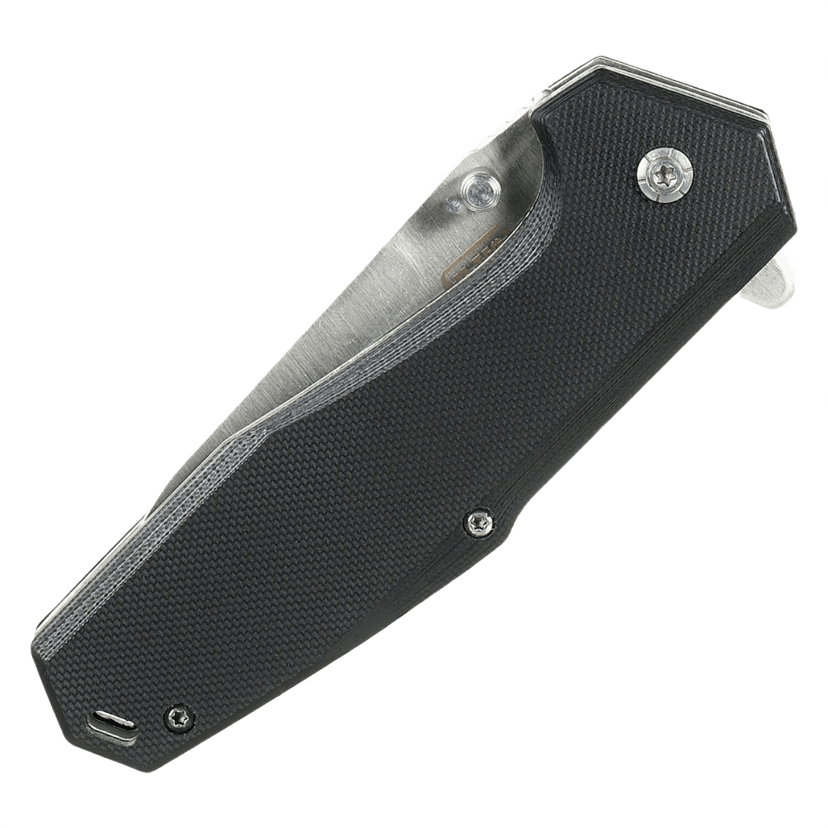 M-Tac Outdoor & Militær foldekniv - Type 5 med aluminiumshåndtag og G10-komposit, sammenfoldet visning