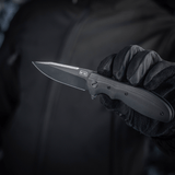 M-Tac Outdoor & Militær foldekniv - Type 6 i sort G10-komposit håndtag.