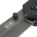 M-Tac Outdoor & Militær foldekniv - Type 8 med krom rustfrit stål klinge og Clip Point-form for høj gennembrydningsevne.