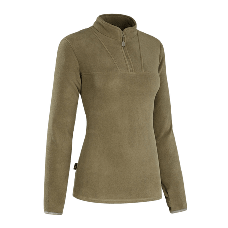 M-Tac Delta Polartec Pullover Dame i khaki farve, stilfuldt og komfortabelt design til kvinder.